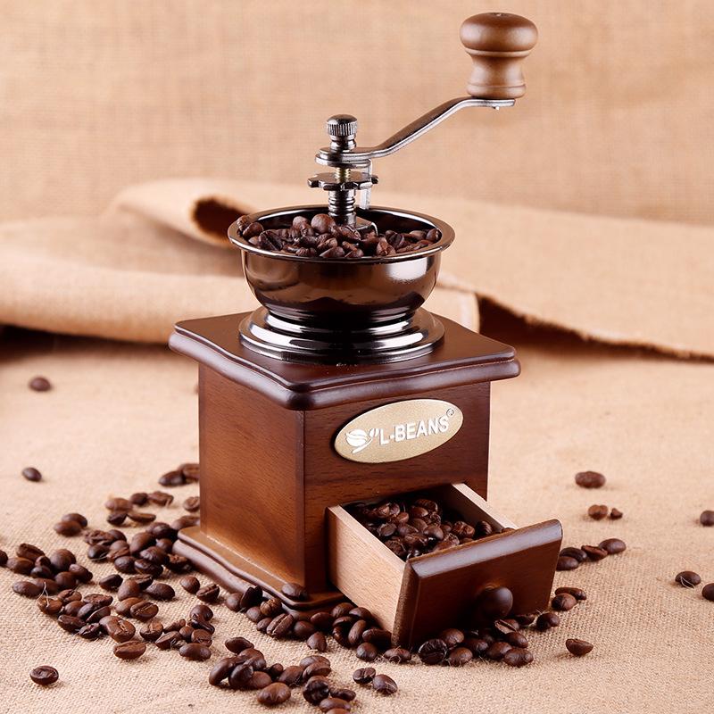 Preserve That Original Aroma with Wooden Vintage Coffee Grinder