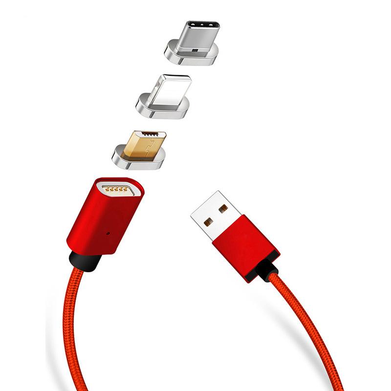 One Snap to Charge & Sync Your Device with Cross-device Reversible Magnetic Cable