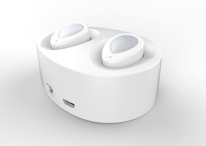 The Real Dual Channel Stereo In-Ear Wireless Earbuds with Charging Case