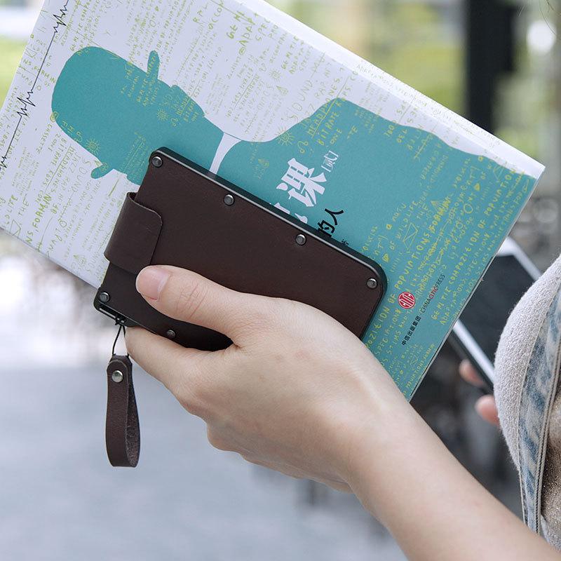 Access All the Essentials with Cascading Pull Tab Leather Wallet & Case