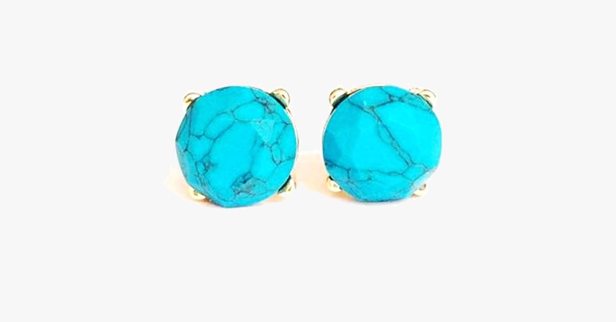 Turquoise Stud Earrings