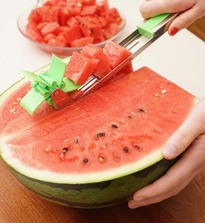 Watermelon Windmill Cutter, Perfect Cubes Makes A Perfect Summer