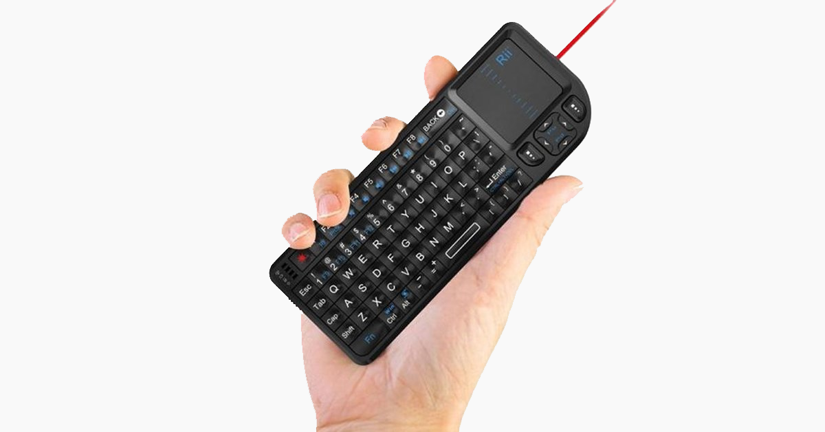 Mini Backlit Wireless Keyboard and Touchpad