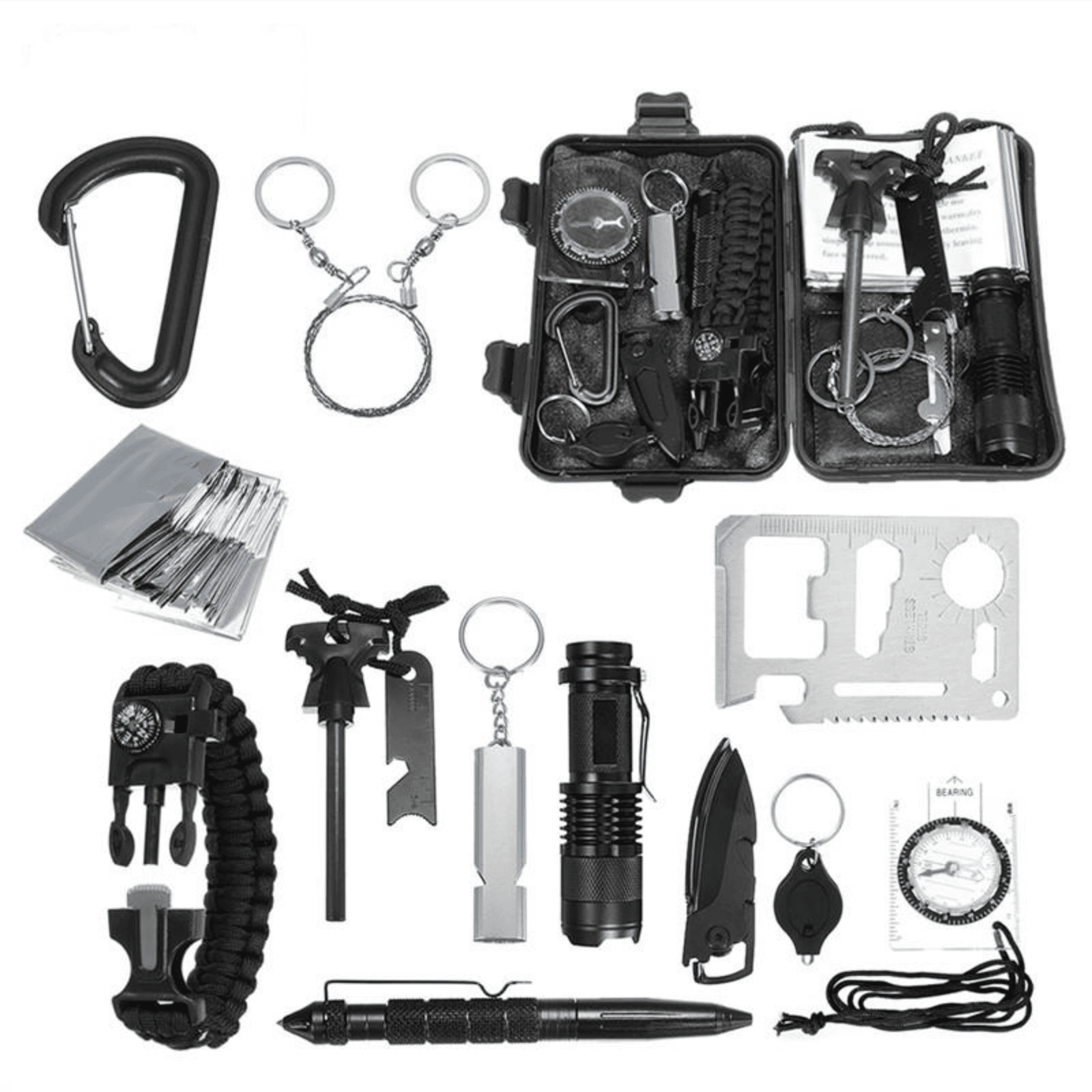 13 in 1 Outdoor Emergency Survival Kit Survival Gear