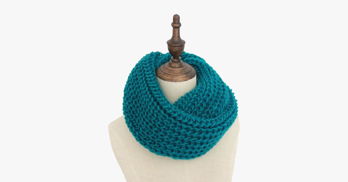 Infinity Knitted Scarf