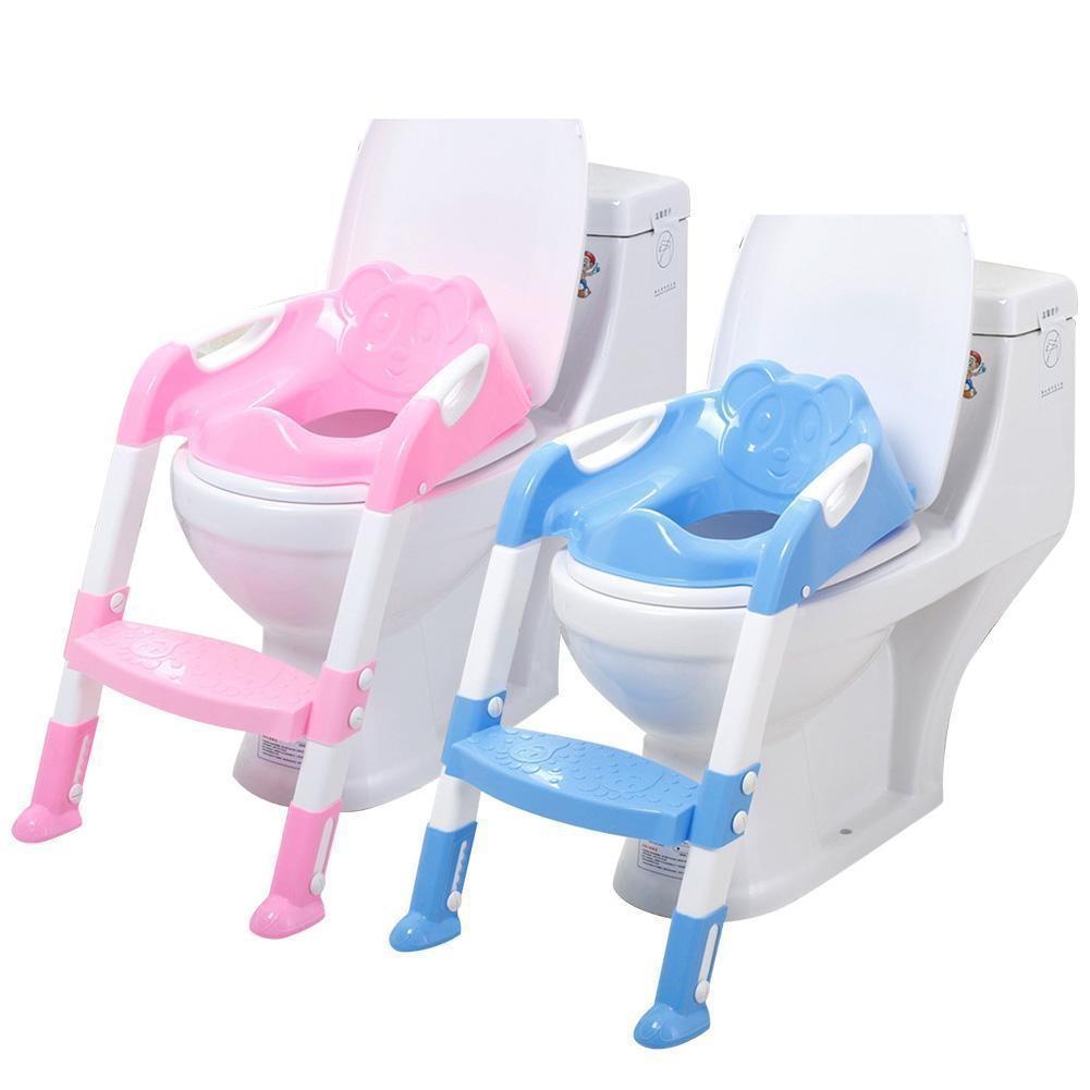 Baby Toilet Training Seat With Adjustable Ladder