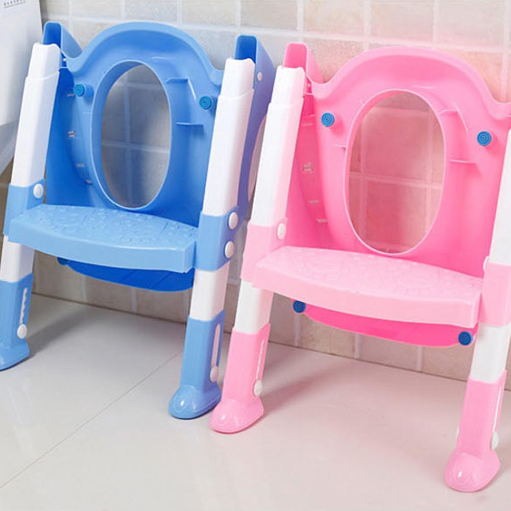 Baby Toilet Training Seat With Adjustable Ladder
