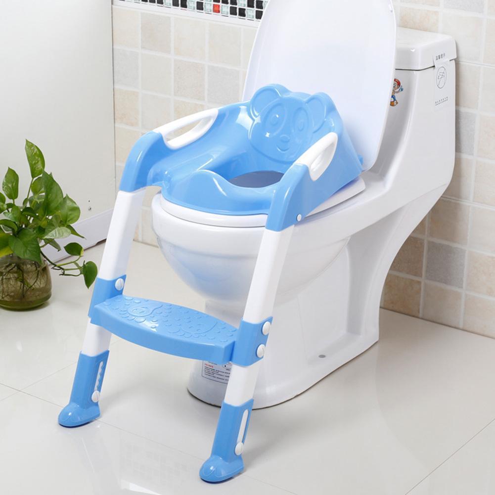 Baby Toilet Training Seat With Adjustable Ladder