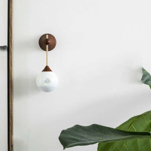 LED Wall Night Light With Sound Control, Detachable Design & Magnetic Absorption