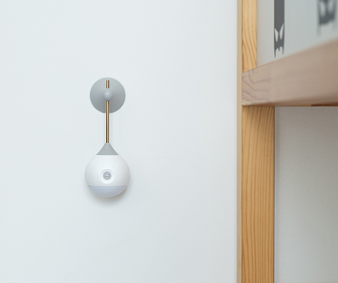 LED Wall Night Light With Sound Control, Detachable Design & Magnetic Absorption