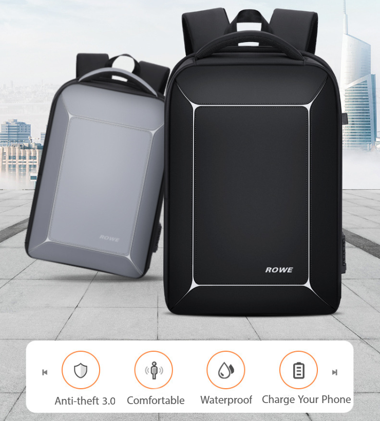 Lightweight Anti-Theft Backpack With USB Charging & Password Lock