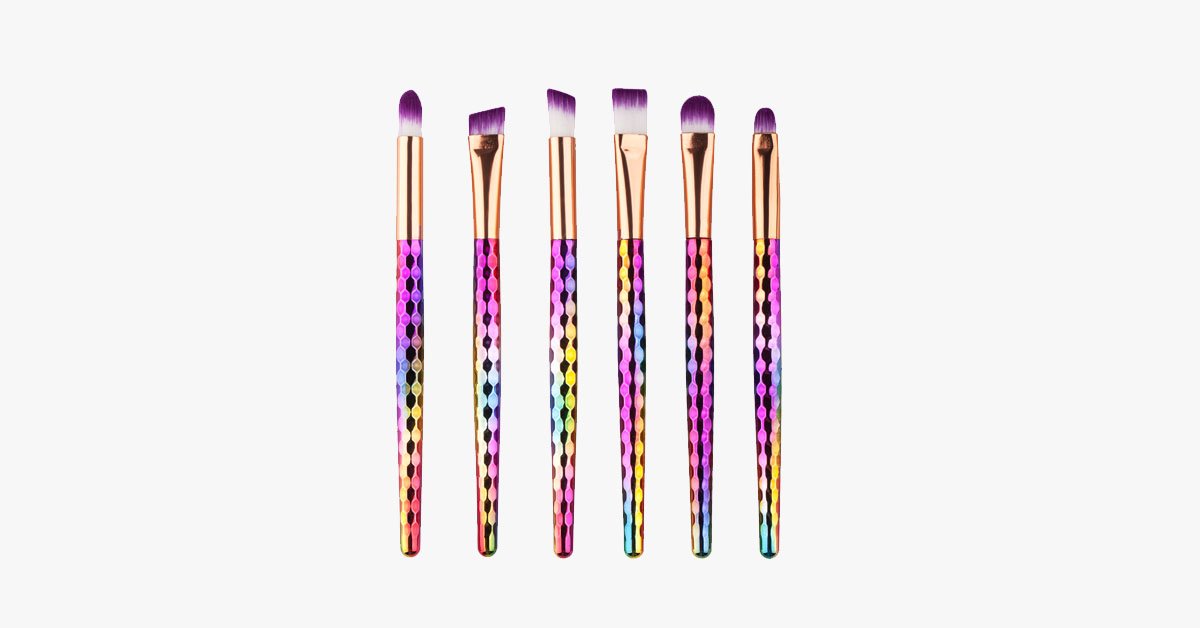 6-piece unicorn brush set –A multipurpose brush set for all your needs