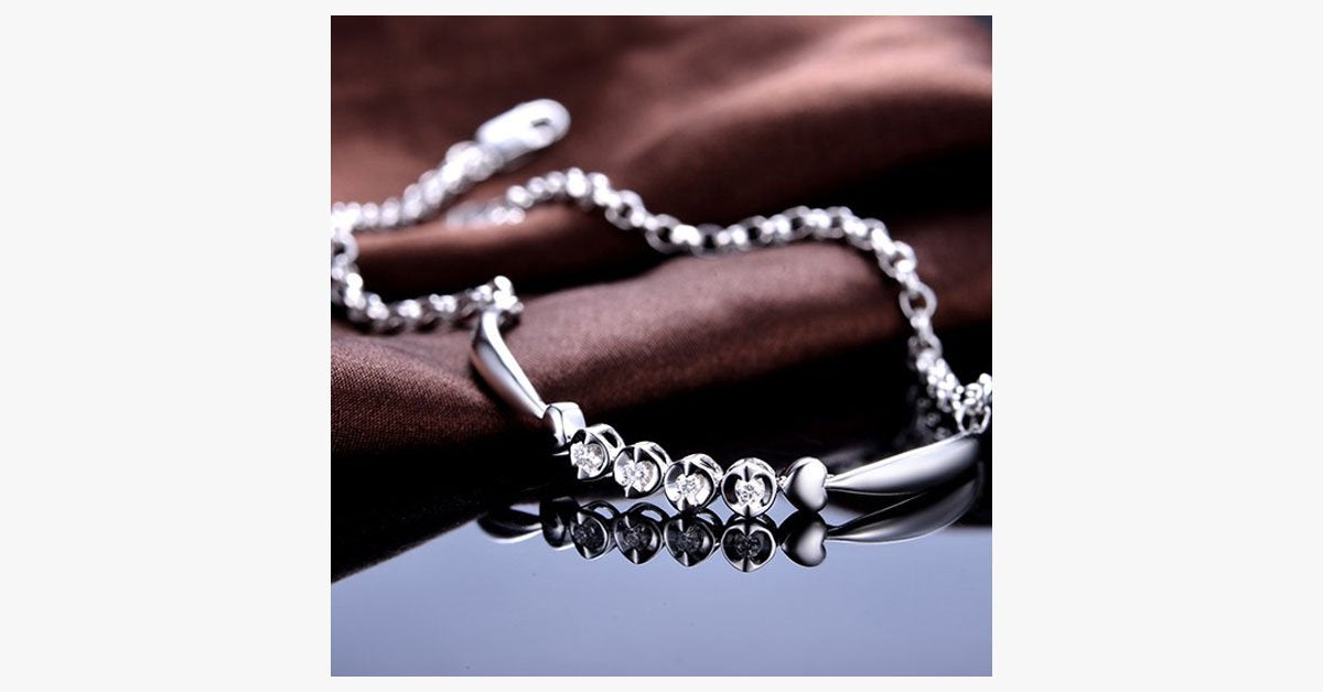 Four Crystal Bracelet