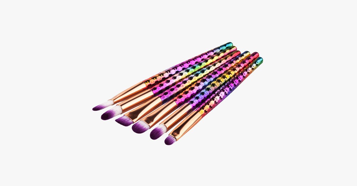 6-piece unicorn brush set –A multipurpose brush set for all your needs