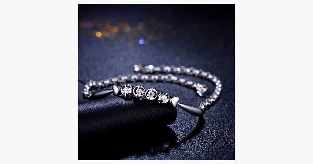 Four Crystal Bracelet