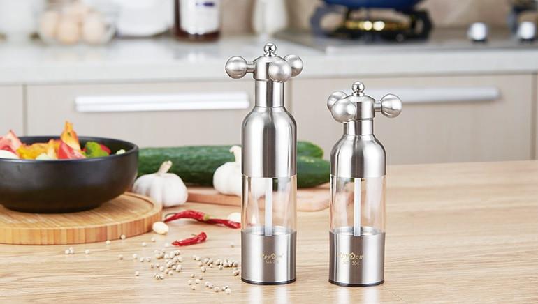 Coolest Stainless Steel Salt/Pepper Grinder Inspired by Faucet