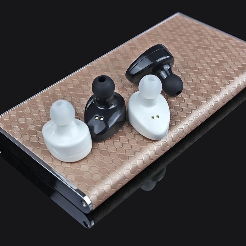 The Real Dual Channel Stereo In-Ear Wireless Earbuds with Charging Case