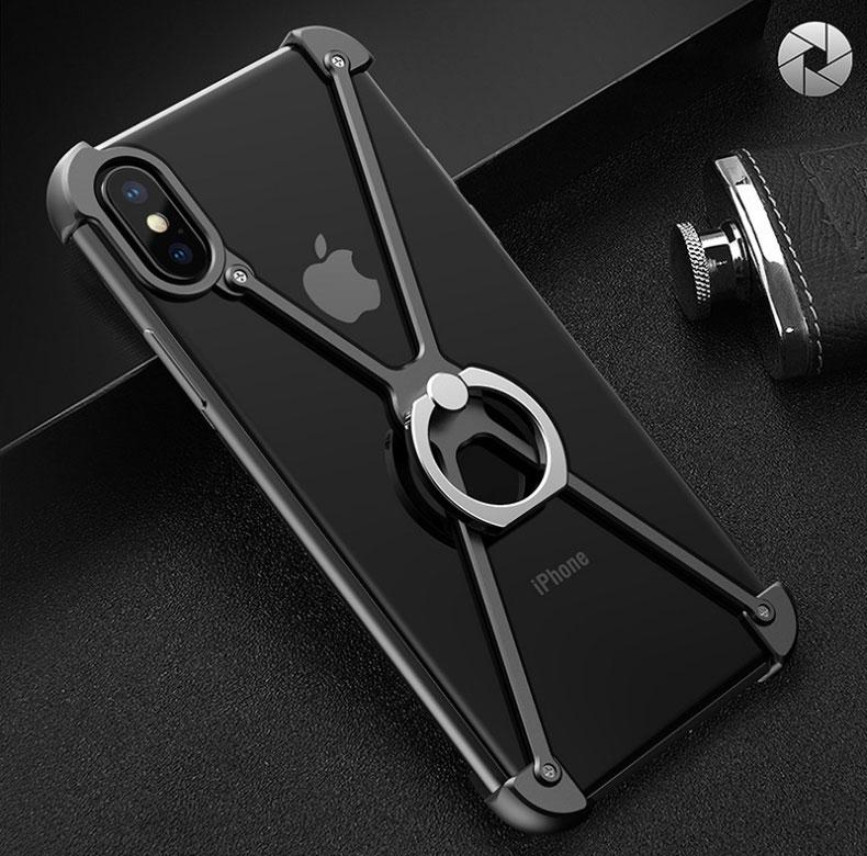 Super Cool X-shaped Case That Retains the Original Luxurious Look of iPhone