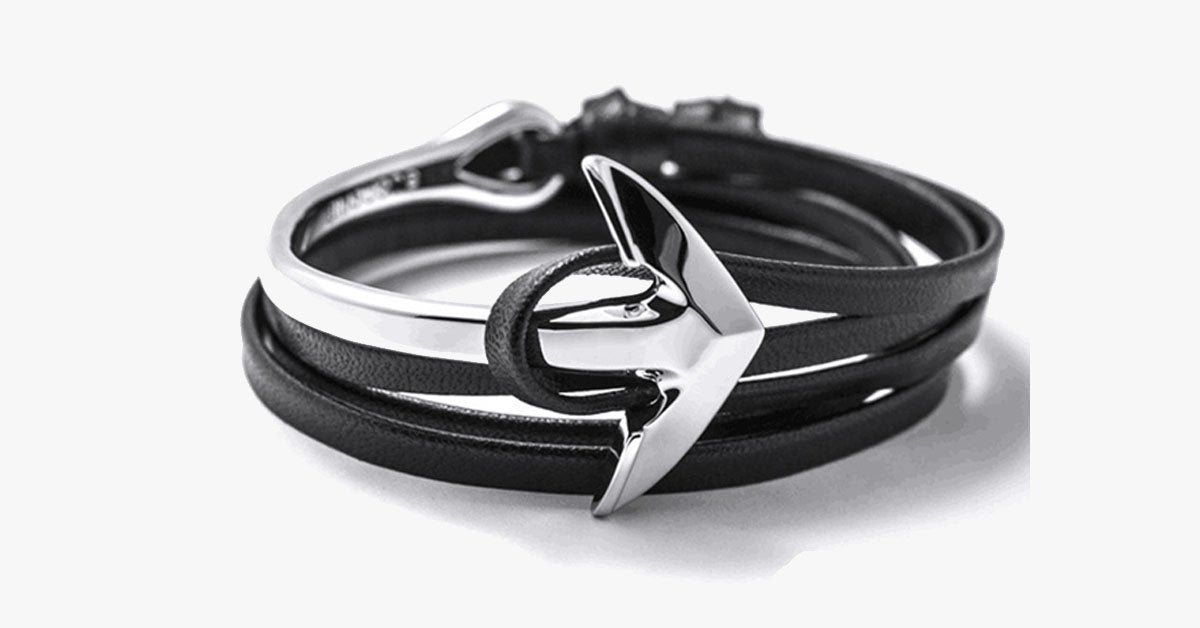 Halfbend Anchor Handmade Vintage Bracelet