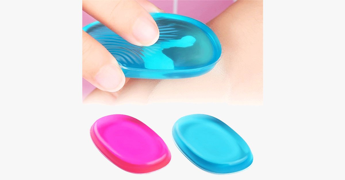 Silicone Makeup Applicator Set of 3- Blends Makeup Easily Without Soaking Up the Product