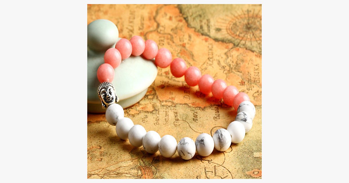 Buddha Lava Stone Unisex Bracelet