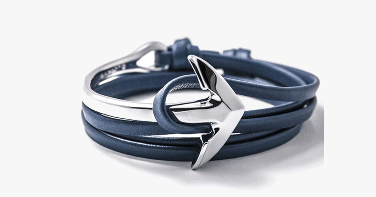 Halfbend Anchor Handmade Vintage Bracelet