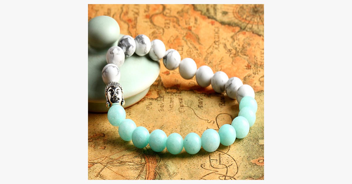Buddha Lava Stone Unisex Bracelet