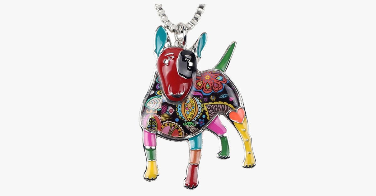 Bull Terrier Pendant Necklace