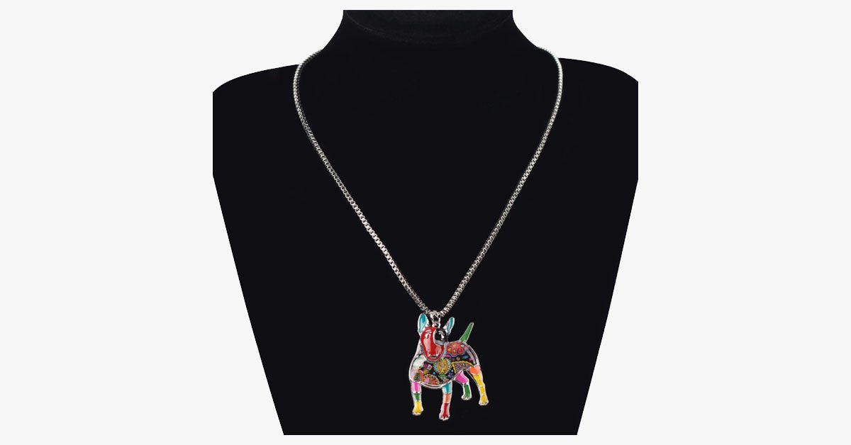Bull Terrier Pendant Necklace