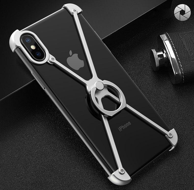 Super Cool X-shaped Case That Retains the Original Luxurious Look of iPhone