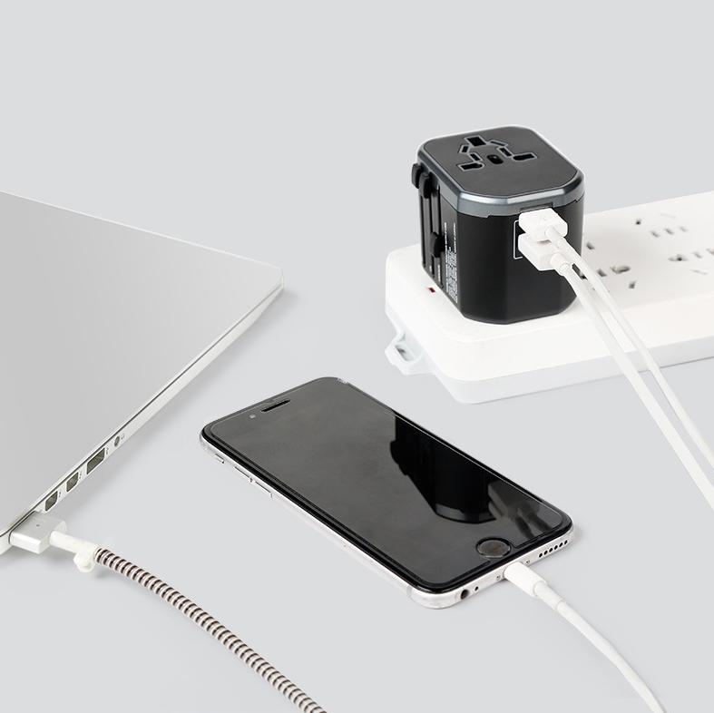 One-size-fits-all Travel Plug Adapter That Works in 150+ Countries