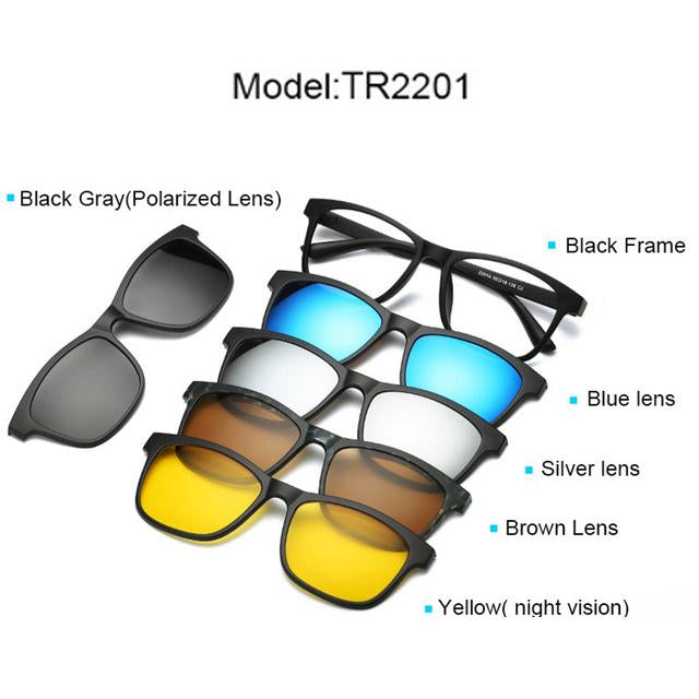 Snap On Magnetic Sunglasses