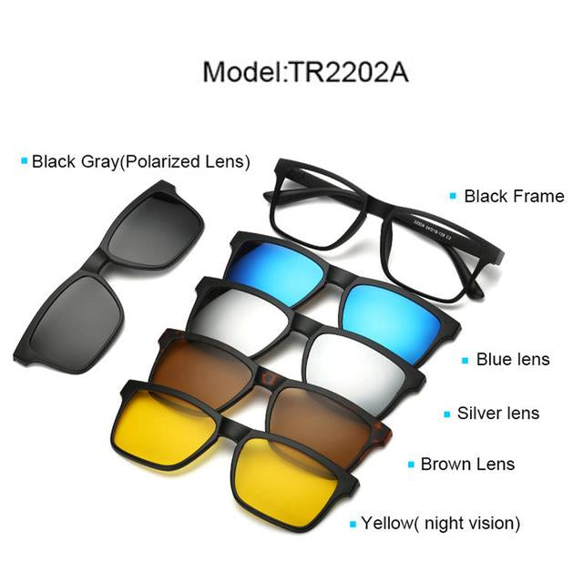 Snap On Magnetic Sunglasses