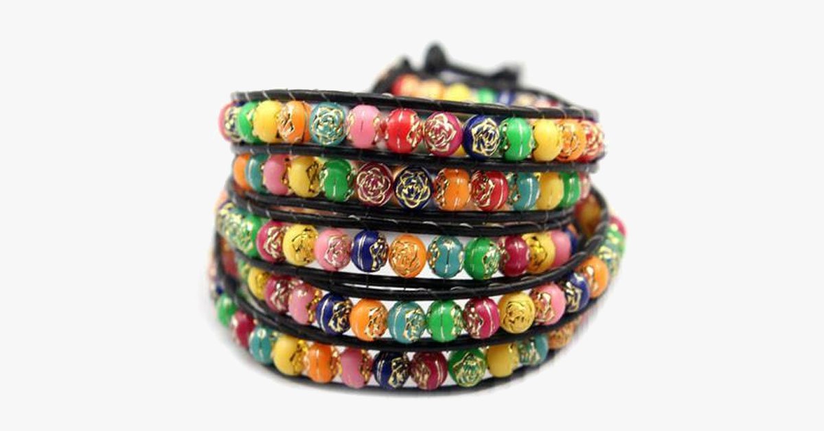 Rainbow Candy Wrap Bracelet
