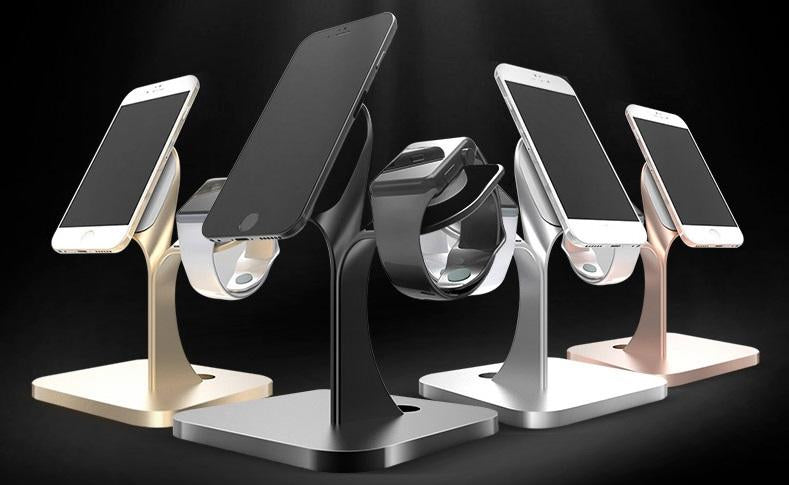 Coolest Nano-suction Stand for Phones/Tablets and Apple Watch