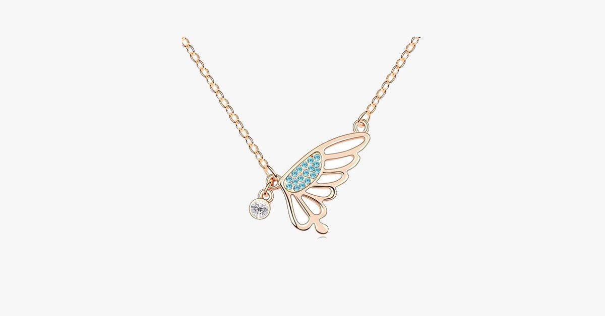 Butterfly Florence Crystal Pendant