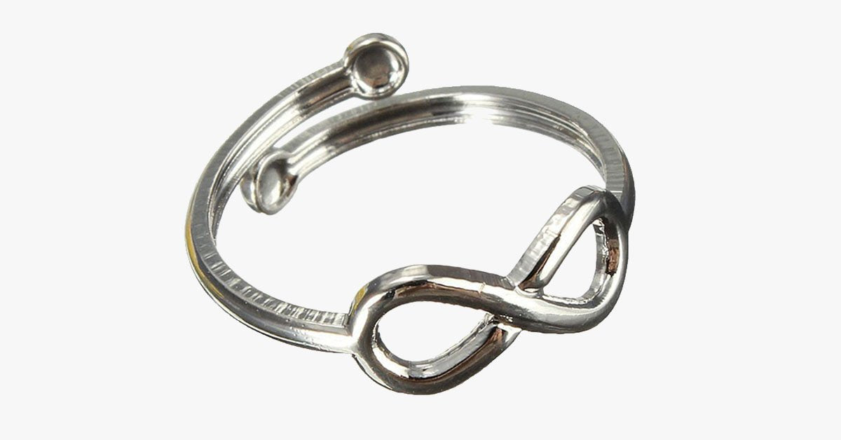 Simple Retro Ribbon On Foot Toe Ring