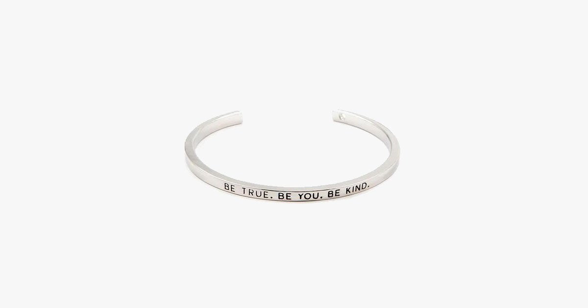 Be True Be You Be Kind Cuff Bangle
