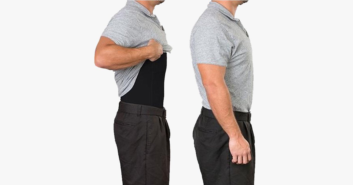 Men's Body Slimming Under-Shirt