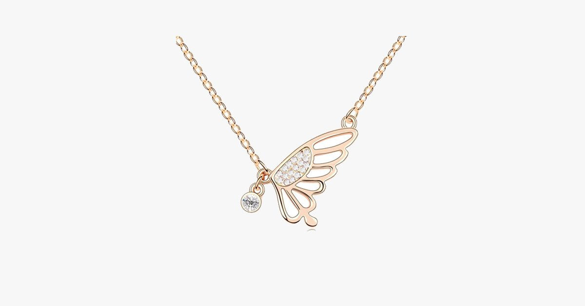Butterfly Florence Crystal Pendant