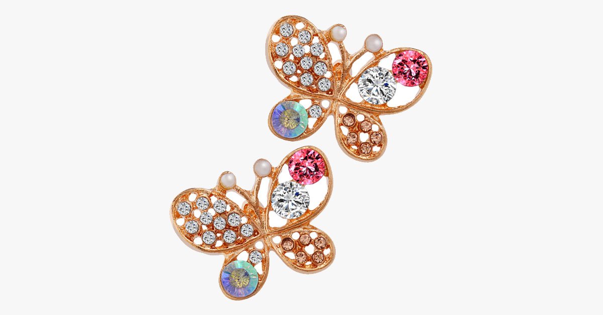 Colorful Butterfly Earrings