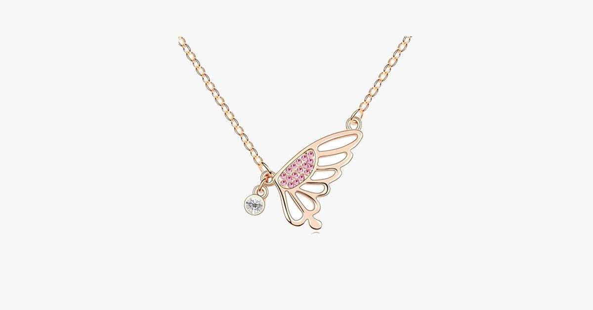Butterfly Florence Crystal Pendant
