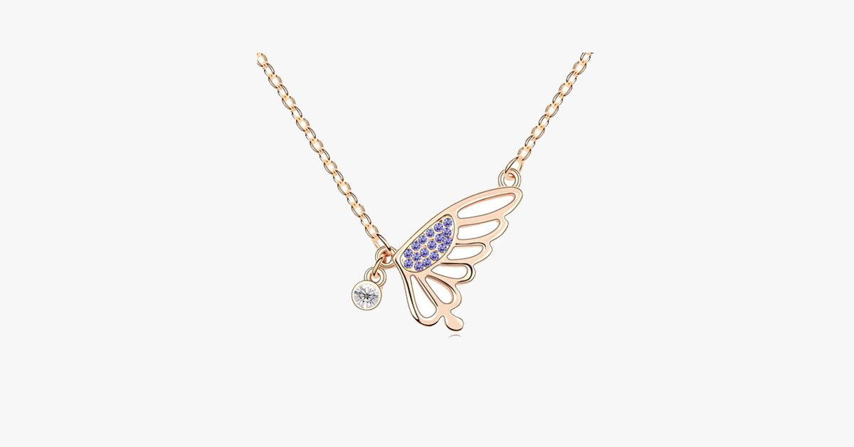 Butterfly Florence Crystal Pendant