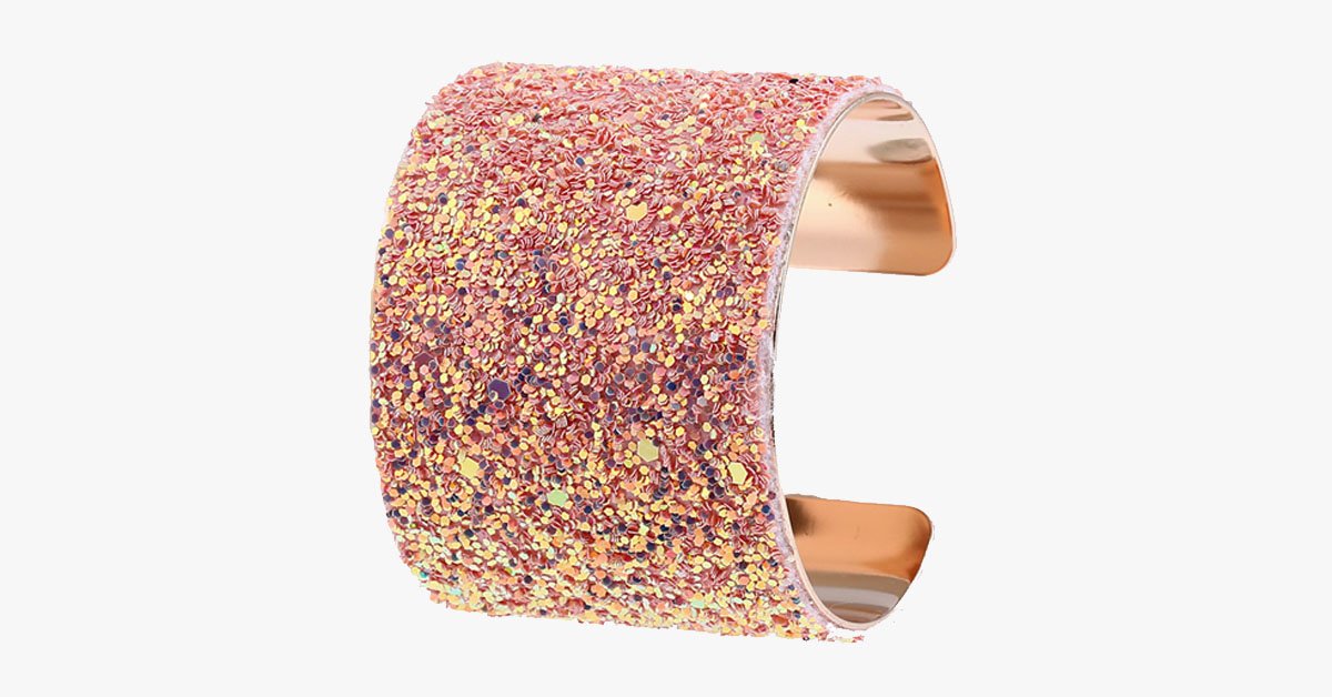 Sequin Cuff Bangle