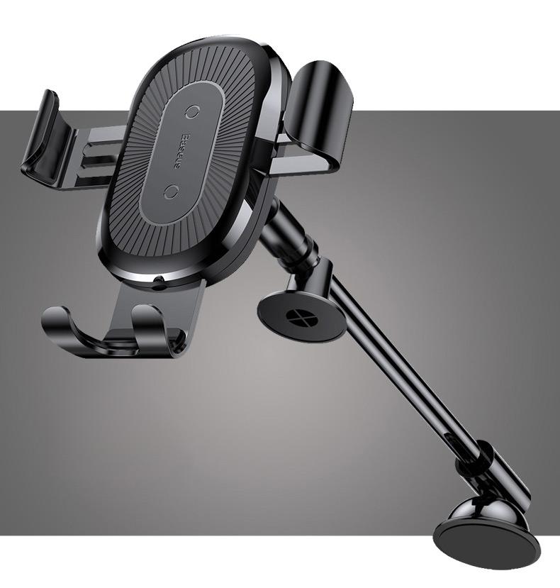 All-in-one Wireless Charger Car Mount with Longer Arm - Closer, Clearer