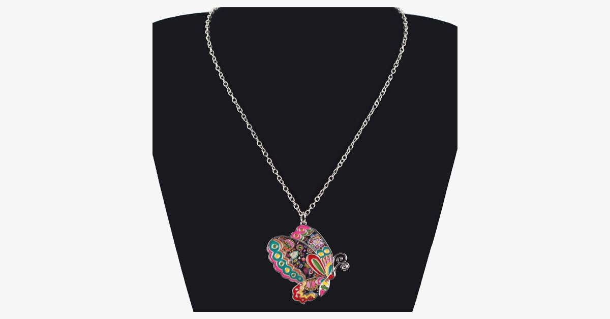 Butterfly Pendant Necklace