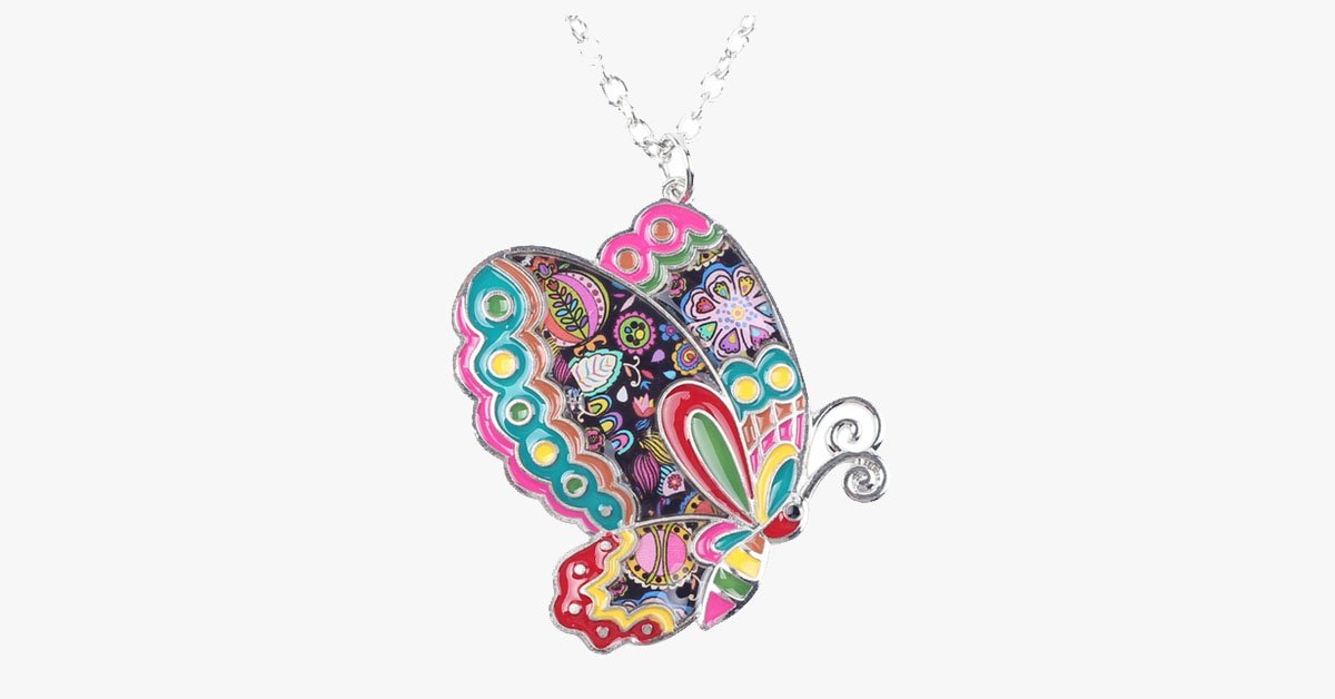 Butterfly Pendant Necklace