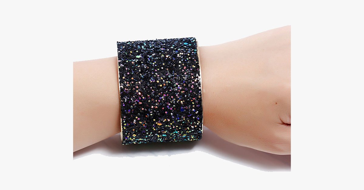 Sequin Cuff Bangle