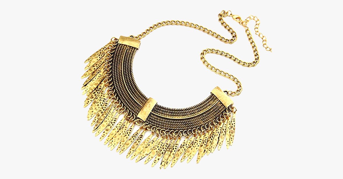 Sky Panther Statement Necklace