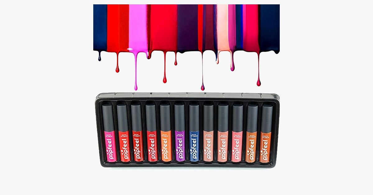 Everlasting Velvet Matte Lipstick Kit With 12 Shades – Your Everyday Wear